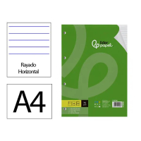 Recambio Papel Archivador | Folio |lineas horizontales | 75 gramos | 100h 426903