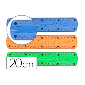 Regla Flexible (20cm) - Surtido de colores