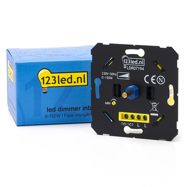 Regulador de intensidad LED 123tinta con corte de fase integrado (RC) (0-150 W)  LDR07194 - 1