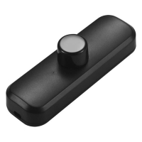 Regulador de intensidad de luz LED negro con cable de 123tinta botón giratorio (RC) (0-25 W) 960000201 LDR06201