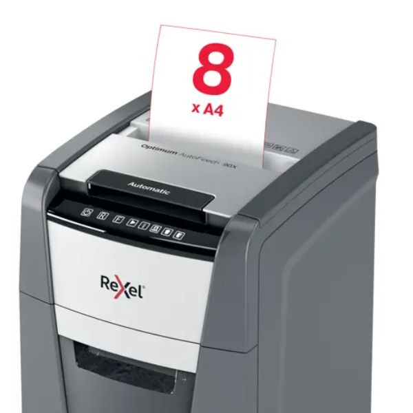 Rexel 2020090XEU Optimum Autofeed 90X destructora automática de corte en partículas 427020 - 2