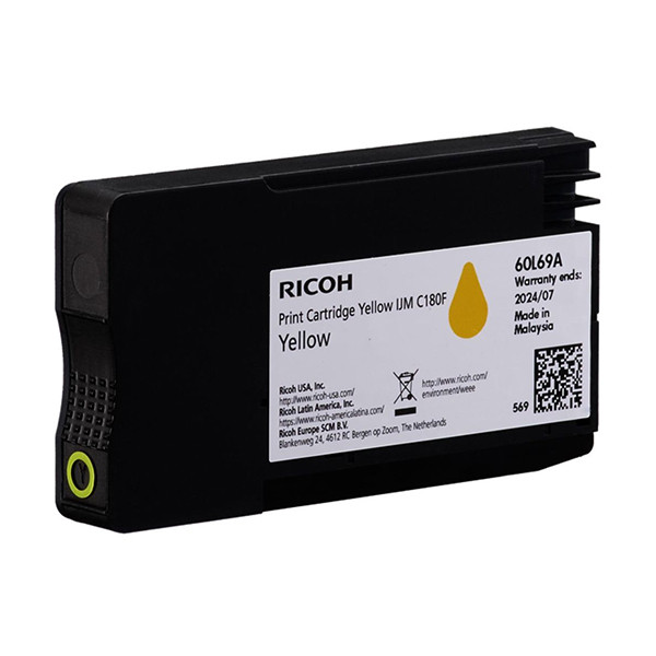 Ricoh 408520 cartucho de tinta amarillo (original) 408520 067274 - 1