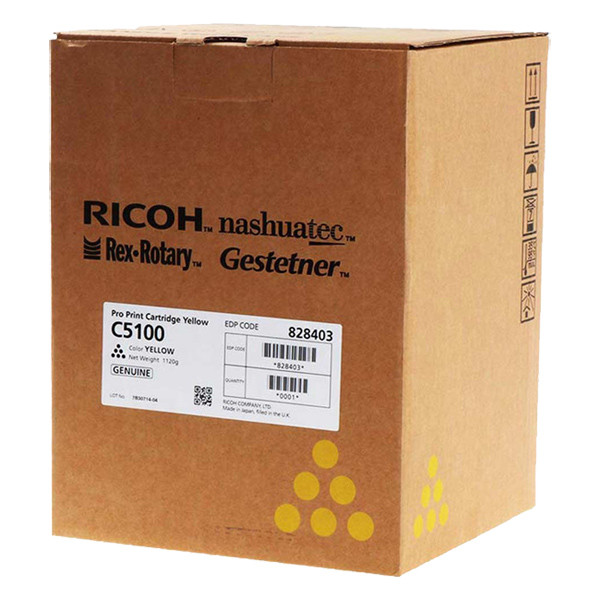 Ricoh 828226 toner amarillo (original) 828226 828403 073526 - 1