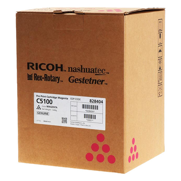 Ricoh 828227 toner magenta (original) 828227 828404 073528 - 1