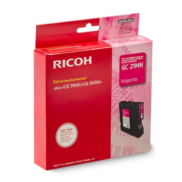 Ricoh GC-21MH cartucho de tinta magenta XL (original) 405538 067044 - 1