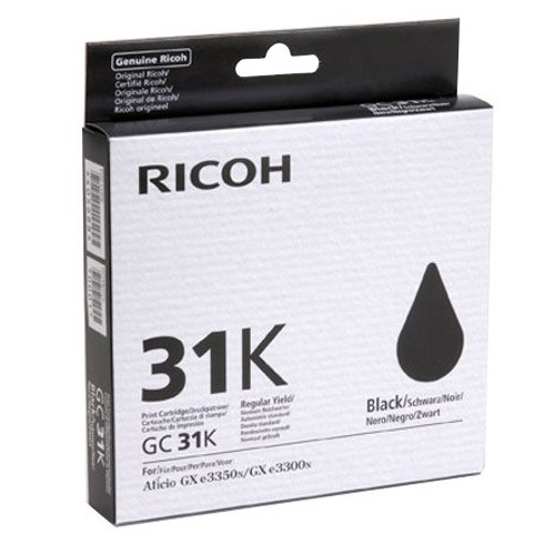 Ricoh GC-31K cartucho de gel negro (original) 405688 073944 - 1