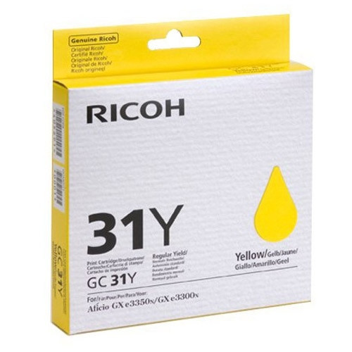 Ricoh GC-31Y cartucho de gel amarillo (original)