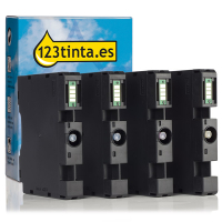 Ricoh GC-41L cartuchos de gel (marca 123tinta) | Pack negro + 3 colores