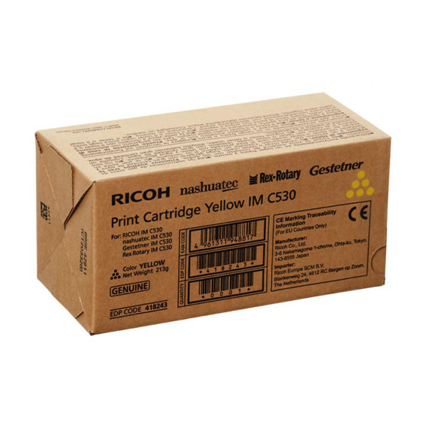 Ricoh IM C530 toner amarillo (original) 418243 602394 - 1