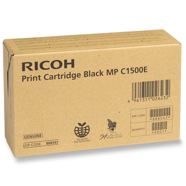 Ricoh MP C1500E toner gel negro (original)