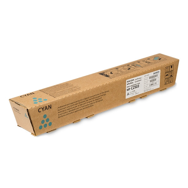 Ricoh MP C2503 toner cian (original) 841931 073544 - 1