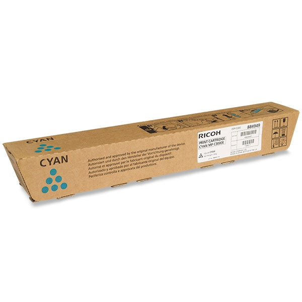 Ricoh MP C3000E toner cian (original) 842033 888643 074840 - 1