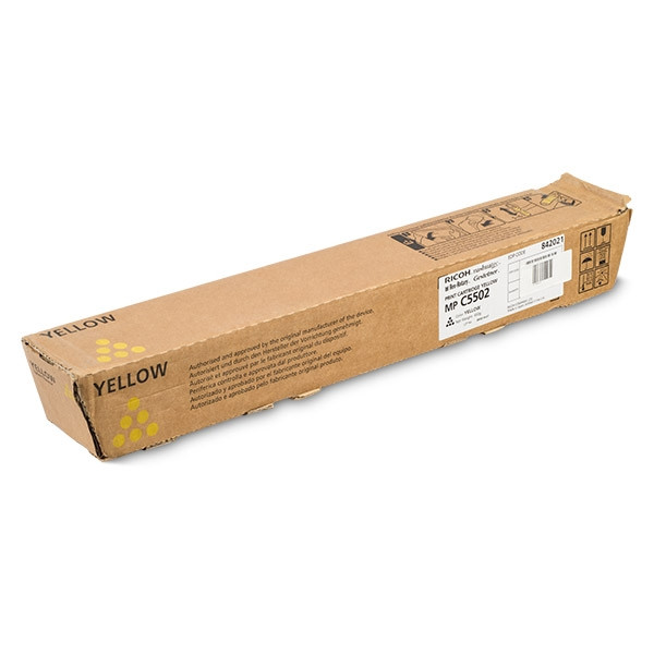 Ricoh MP C5502E toner amarillo (original) 841684 842021 073820 - 1