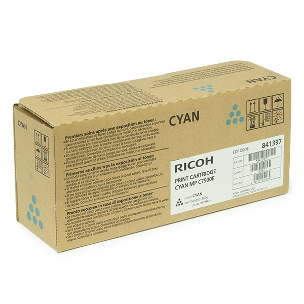 Ricoh MP C7500E toner cian (original) 841101 841397 842072 073938 - 1