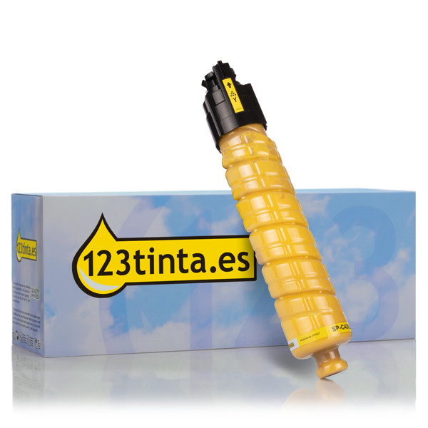 Ricoh SP-C430E toner amarillo (marca 123tinta) 821075C 821205C 821282C 073923 - 1