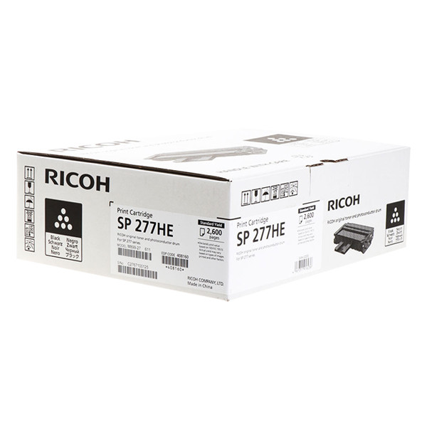 Ricoh SP 277HE toner negro (original) 408160 066932 - 1