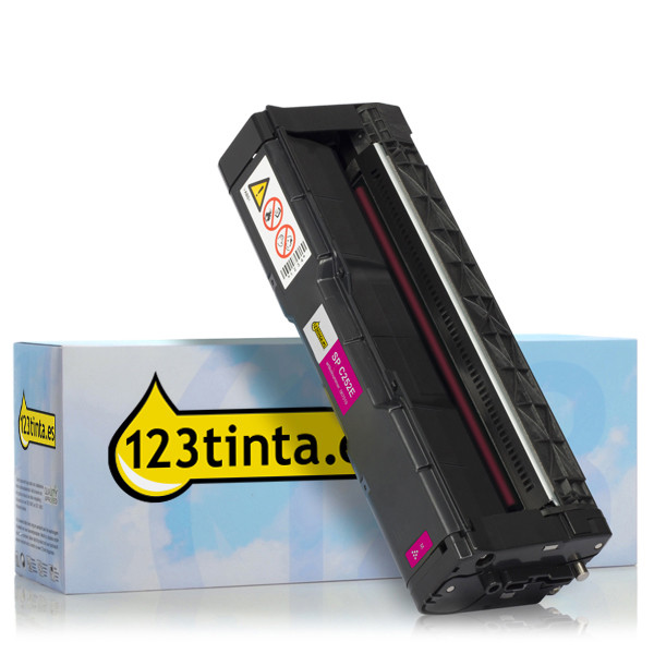 Ricoh SP C252E toner magenta (marca 123tinta) 407533C 067019 - 1