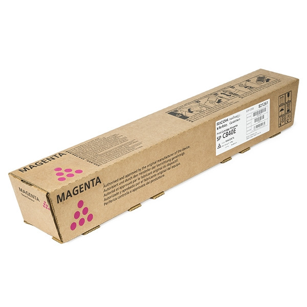 Ricoh SP C840E toner magenta (original) 821261 066928 - 1