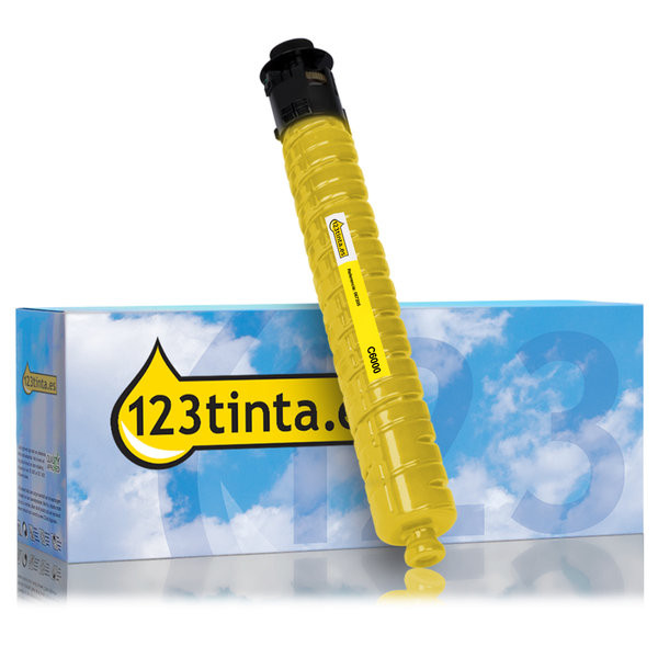 Ricoh Type C6000 toner amarillo (marca 123tinta) 842284C 067205 - 1