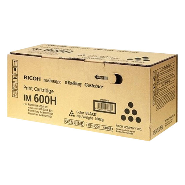 Ricoh Type IM 600H toner negro (original) 418480 418481 602273 - 1