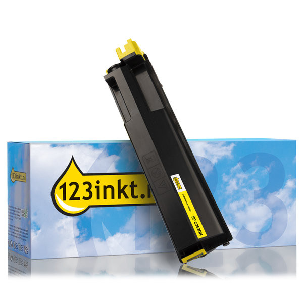 Ricoh Type SP C352DN toner amarillo (marca 123tinta) 407386C 066923 - 1
