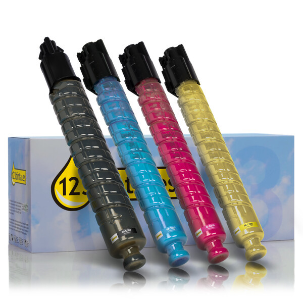 Ricoh tipo IM C300 toners (marca 123tinta) | Pack negro + 3 colores 125344 - 1