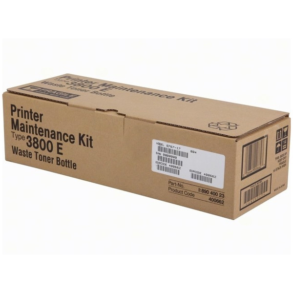 Ricoh type 3800E recolector de toner (kit de mantenimiento E) (original) 400662 074682 - 1