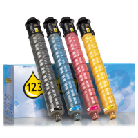 Ricoh type C2500 toners (marca 123tinta) | Pack negro + 3 colores 125351