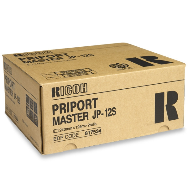 Ricoh type JP12S (A4) master 2x (original) 817534 074634 - 1