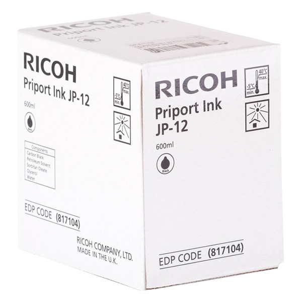 Ricoh type JP12 tinta negra x1 (original) 817104 074729 - 1