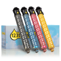 Ricoh type MP C3503 toners (marca 123tinta) | Pack negro + 3 colores 125337