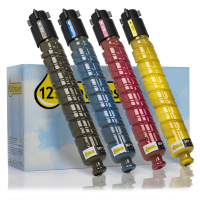 Ricoh type MP C400E toners (marca 123tinta) | Pack negro + 3 colores 125331