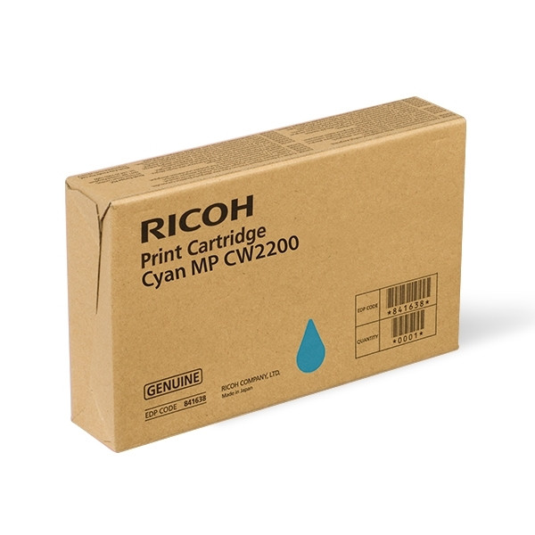 Ricoh type MP CW2200 cartucho de tinta cian (original) 841636 067002 - 1