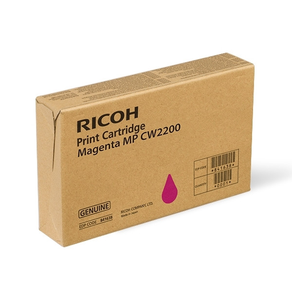 Ricoh type MP CW2200 cartucho de tinta magenta (original) 841637 067004 - 1