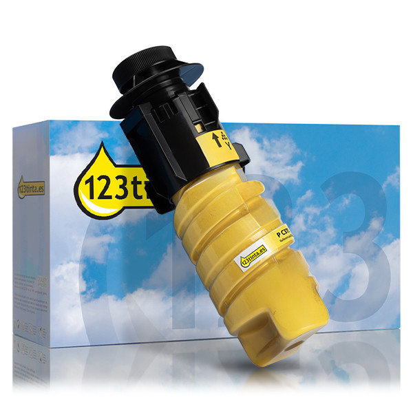 Ricoh type P C375 toner amarillo (marca 123tinta) 602543 - 1