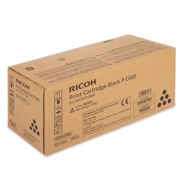 Ricoh type P C600 toner negro (original) 408314 602283 - 1