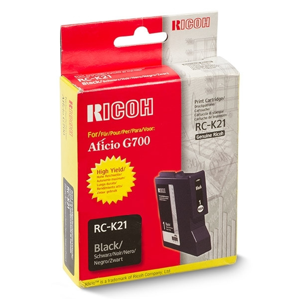 Ricoh type RC-K21 cartucho de tinta negra XL (original)