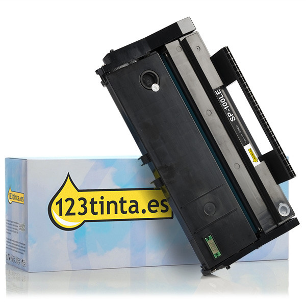 Ricoh type SP-100LE toner negro (marca 123tinta) 407166C 073631 - 1