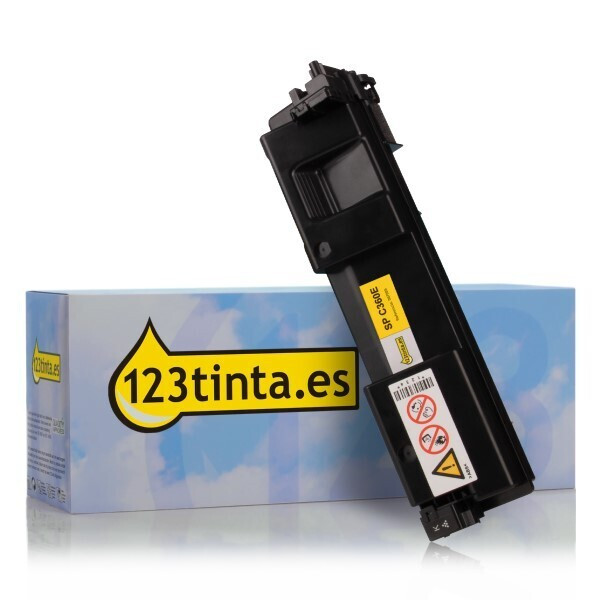 Ricoh type SP C360E toner amarillo (marca 123tinta) 408191C 067097 - 1