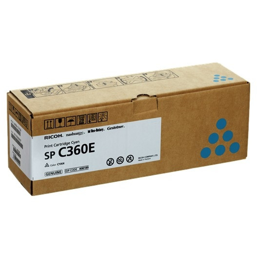 Ricoh type SP C360E toner cian (original) 408189 067092 - 1