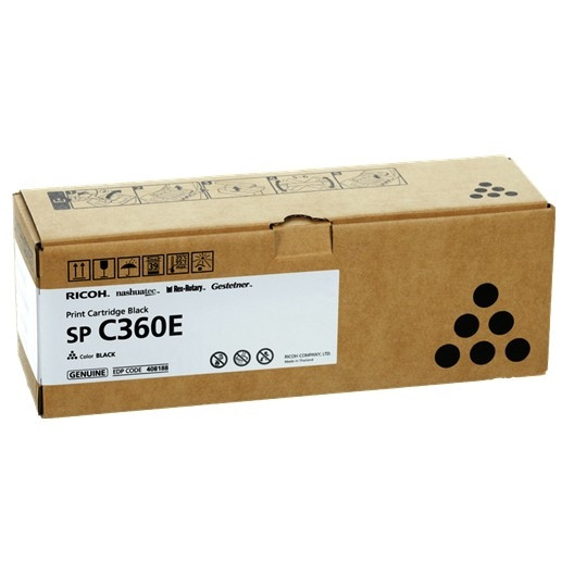 Ricoh type SP C360E toner negro (original) 408188 067090 - 1