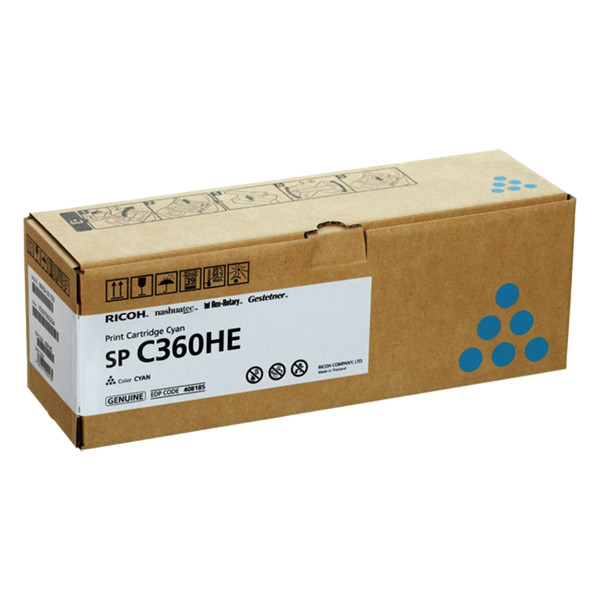 Ricoh type SP C360HE toner cian XL (original) 408185 067100 - 1