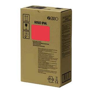 Riso S-7210E cartucho de tinta rojo carmín (original) S-4285E S-7210E 087038 - 1