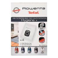 Rowenta ZR200520 bolsa de microfibra para aspiradora, 4 bolsas (originales)  SRO01009