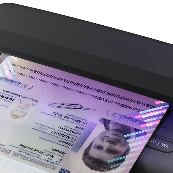 Safescan 75 UV Detector de billetes falsos negro 219117 - 4