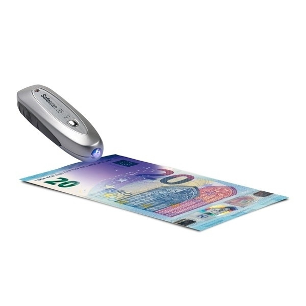 Safescan detector de billetes falsos portátil 35 gris 112-0267 219102 - 1