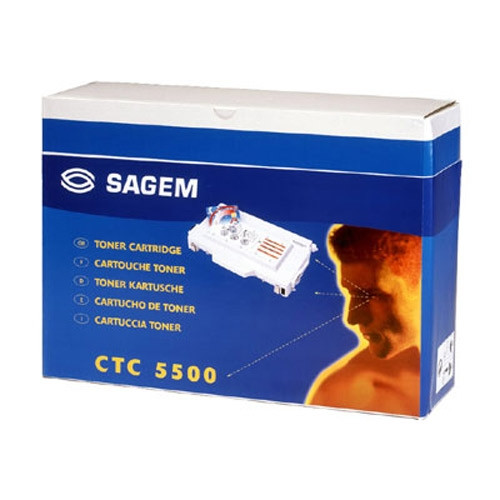 Sagem CTC 5500C toner cian (original) CTC5500C 031992 - 1