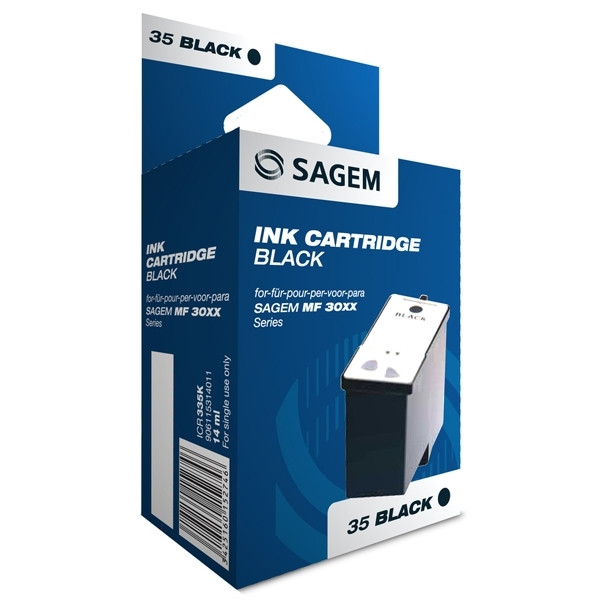 Sagem ICR 335K cartucho de tinta negro (original) ICR335K 046018 - 1