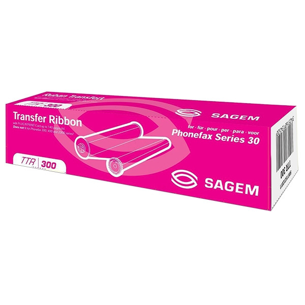 Sagem TTR 300 cinta de transferencia negra (original) TTR300 031905 - 1