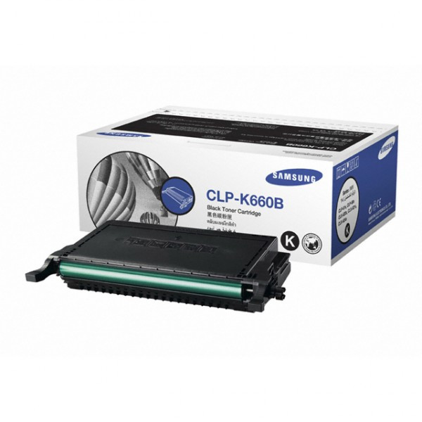 Samsung CLP-K660B (ST906A) toner negro XL (original) CLP-K660B/ELS 033594 - 1